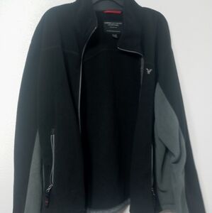 Men's American Eagles Black and Gray Jacket Size XXL